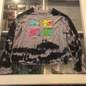 Tie Dye MTV long sleeve shirt